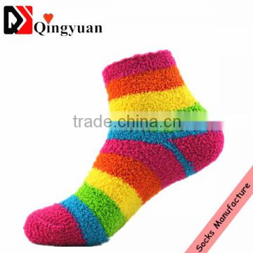 women strippe fluffy socks microfiber fuzzy socks sleepy socks christmas comfortable socks