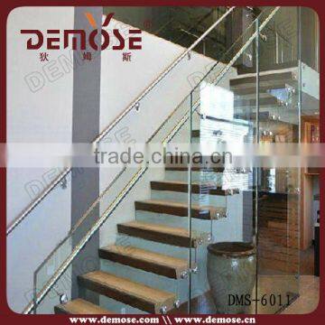 new design internal curved glass stairs for villa, stairs design indoor