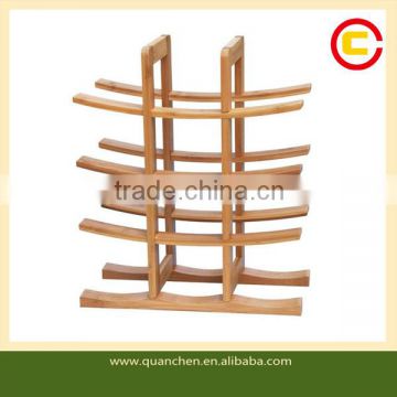 Portable Modern Bamboo Wine Rack for Home Party