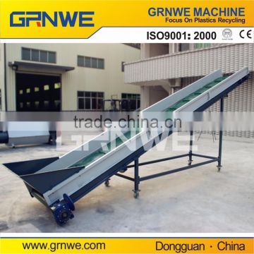 stainless steel chain conveyor in recycling line