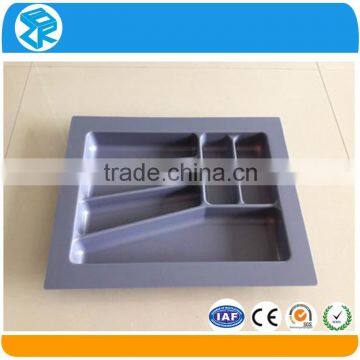 Standard extra large plastic tray customized thick ps plastic tray