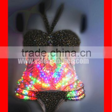 Programmable Light Up Lingerie, LED Dance Costume