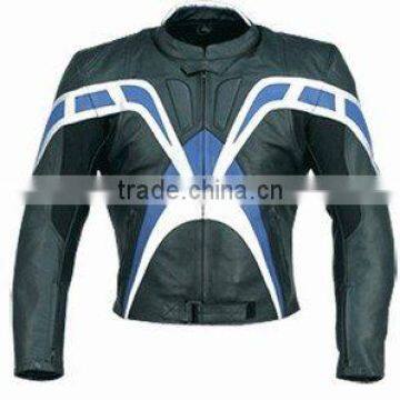 Leather Motorbike Racing Jacket , Sports Wears