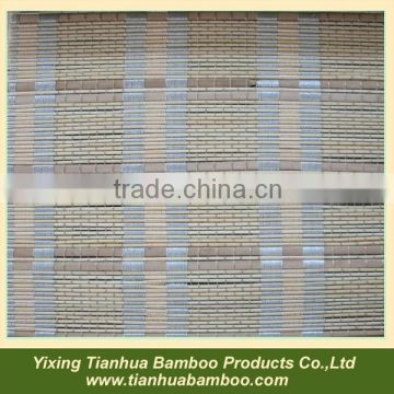 Green initiative with bamboo roller curtain