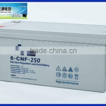 sealed lead acid battery/large capacity storage battery 12V250AH