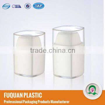 White Plastic Cosmetic Airless Jars