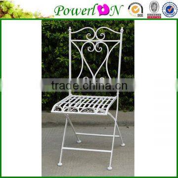 Hot Selling Folding Antique White Classical Square Chair Outdoor Furniture For Home Backyard J10M TS05 X00 PL08-6228CP1