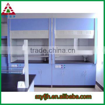 Laboratory chemical fume hood steel and wood material