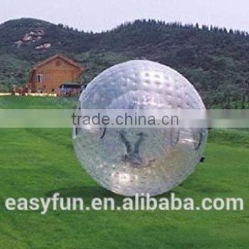 interesting Clear PVC or TPU inflatable zorb ball in summer and winter use