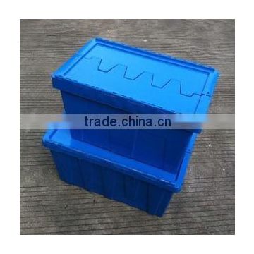60L/62L Sale Plastic Turnover Boxes With Cover,Stackable Plastic Logistic Boxes,Plastic Box With Higed Lid
