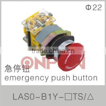 LAS0-B1Y-11TS emergency push button (emergency stop push button switch,emergency push button)