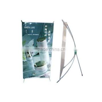 Fiberglass Portable mini Tabletop X banner stand