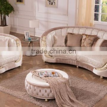 classic golden sofa set