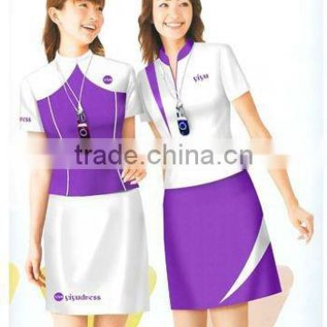 Hot selled sales ladies spandex Promotional uniform