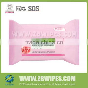 Soft Face and Eyes Cleansing Lady Wipes