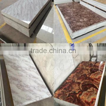 Interior wall decoration panel , Imitation Marble for Indoor Decoration Use Nature 4-A Marble Texture 3D Wall Panels