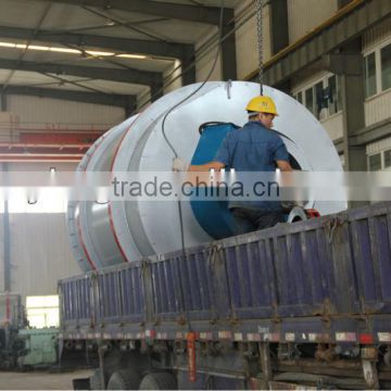 Industrial tumble dryer for building materials