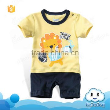 SR-274B 2017 clothing manufacturers summer baby romper set clothes infant jumpsuit cute latest baby romper