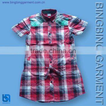 new check ladies fashion dress