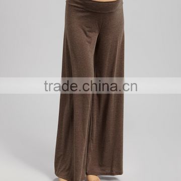 New Design Maternity Trousers With Heather Cocoa Maternity Palazzo Pants Fashion Women Clothing WP80817-10
