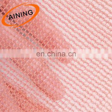Hot selling orange-red plastic safety fence and safety warning net