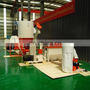 AMEC GROUP 0.5-1.1th cattle feed pellet machine /Small production feed line