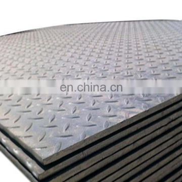 mild chequered weight steel plate checkered steel plate q235 galvanized iron steel sheet