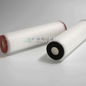 PES Membrane Pleated Filter Cartridge , Membrane Pleated Water Filter 100% Integrity Test