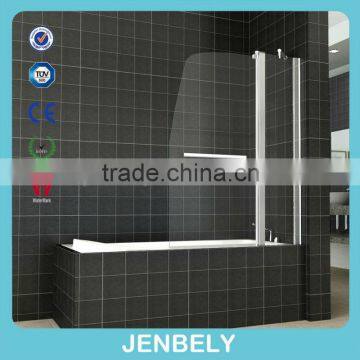 6mm glass Quality Double Over Bath swinging Bath screen BL-038