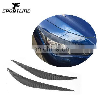 Exterior Accessories Carbon Eyelids for Infiniti Q50 Hybrid 14-16