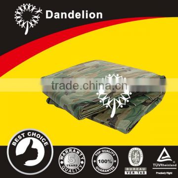 Camouflage PE tarpaulins for cover military tent