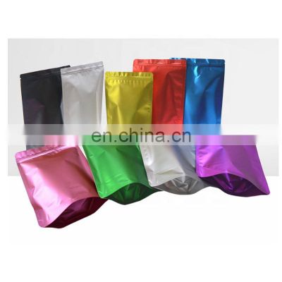 Ready to ship1/4oz 1/2oz 1oz plastic packing zipper bags stand up aluminum foil packing bag