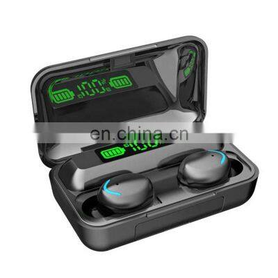 Wireless Earphone F9-5C TWS V5.0 Earphone 9D Stereo BT Headphones Sports Waterproof Gaming Power Bank Earbuds Noise Cancel TWS