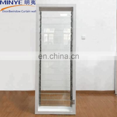 Louver Frosted Glass Blade Shutter Windows
