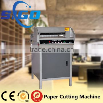 SG-450V+ digital dispaly hydraulic cutting paper manual guillotine paper cutter sale