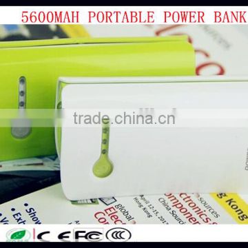 newest 5600mah power bank ce rohs ccc certification high capacity portable power bank