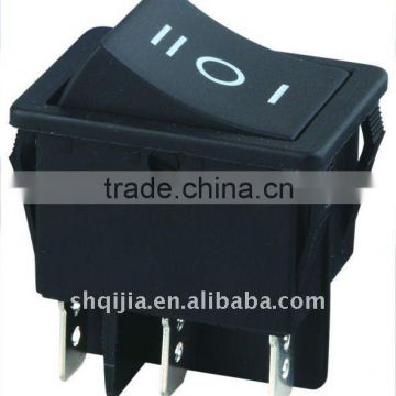 4pins 6pins rocker switch with lamp/light illuminated on-on double button DPST big current 6P 16A 250V