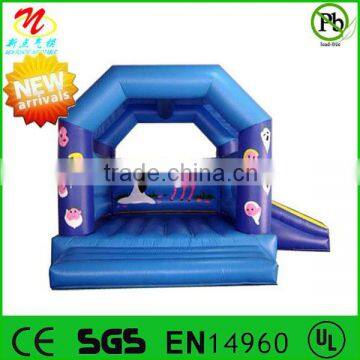 2014 blue lovely inflatable princess bouncer inflatable princess jumping castle