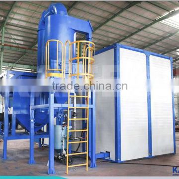 Pneumatic recovery sand blasting booth_shot blast room with ISO&CE standard