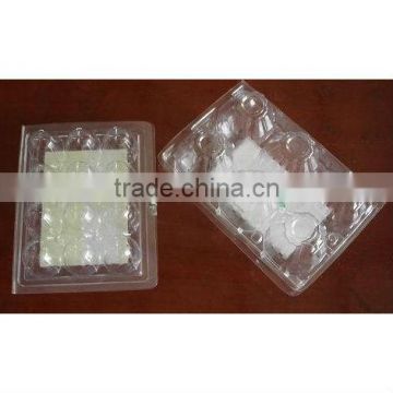 high quality PVC PET egg box,egg blister packing tray 6/12cavities