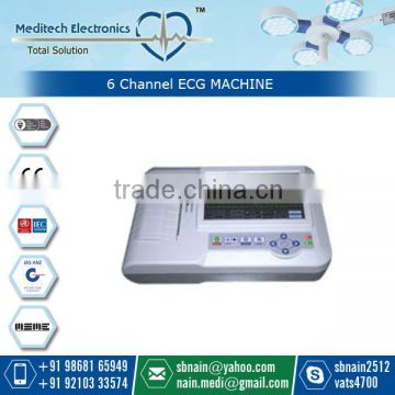 2016 Hot Sale ECG Machine 6 Channel for Hospital
