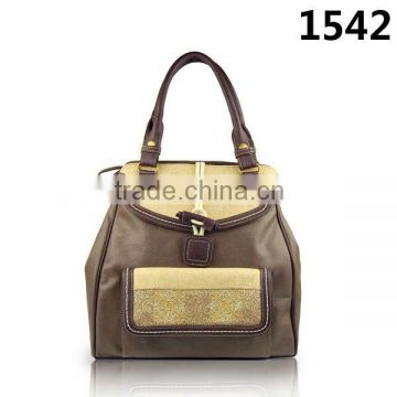 1542 women's canvas handbag, good quality ladies hand bags