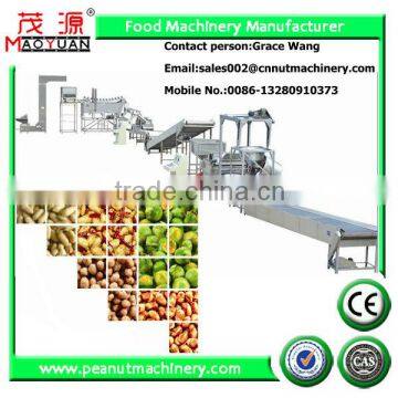 roasted salted peanuts machine(fried peanut production line)