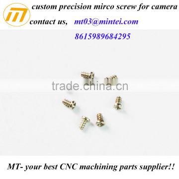 Custom precision micro screw for camera