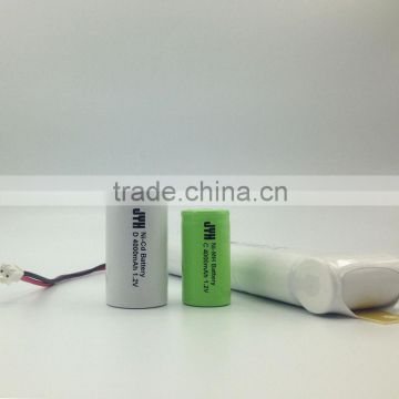 Ultra high temperature NiCd battery with E55 standard for emergency lighting