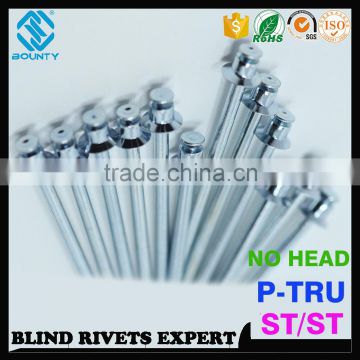 HIGH QUALITY DOUBLE CSK COUNTERSUNK STEEL POP P-T RIVETS FOR ELECTRONIC COMPONENTS