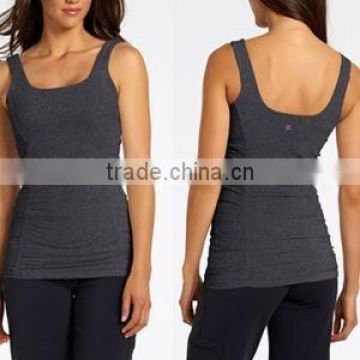 Plaint women runing shirt with dry fit,Fitness wear