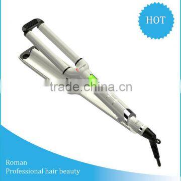 LCD Temperature Display and Ceramic Material Hair Curler on China Market