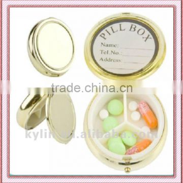 pill box with 3 case