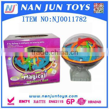 colorful 208 barriers magical intellect 3d maze ball